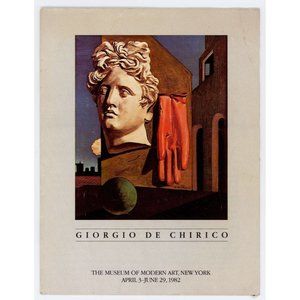 VINTAGE 1982 GIORGIO DE CHIRICO EXHIBITION at The Museum of Modern Art, New York